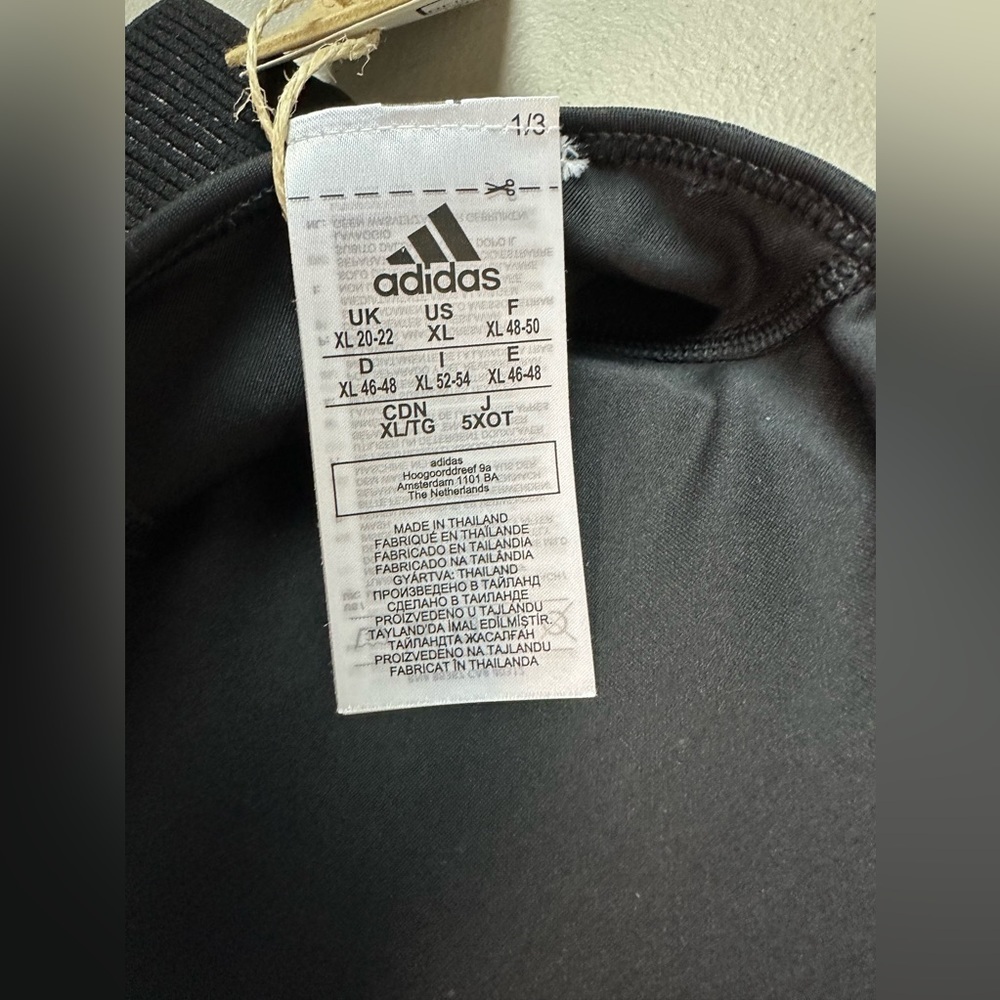 NWT Adidas Sports Bra Black XL - Picture 5 of 5